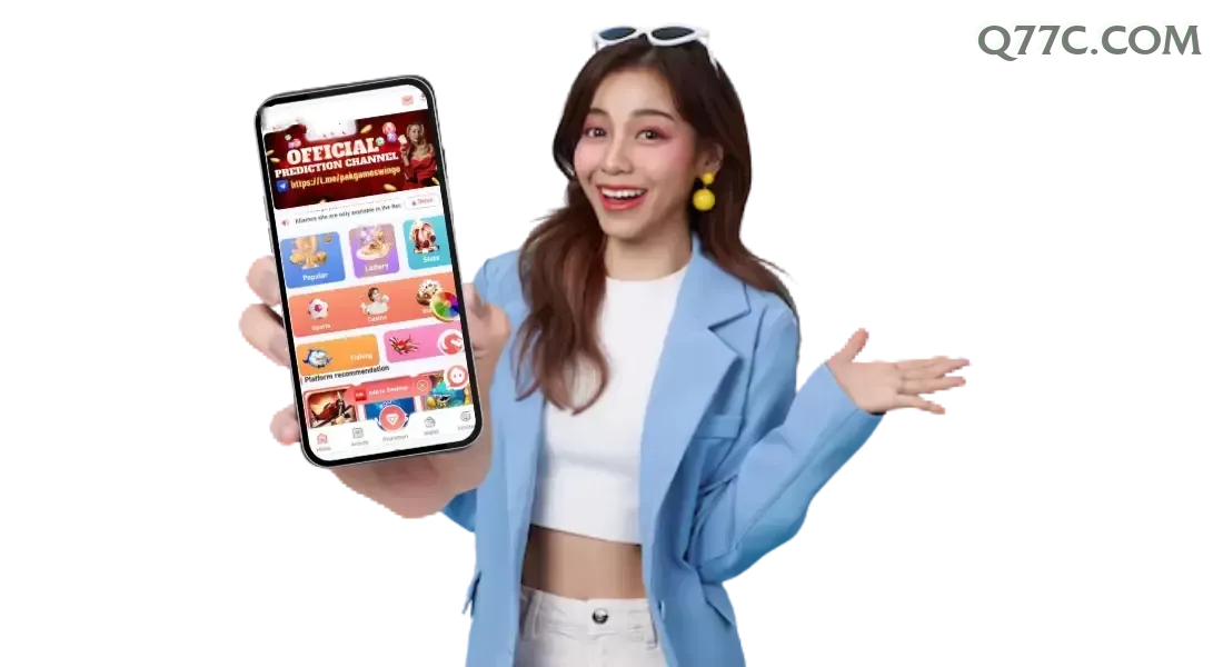 Aplicativo móvel q77 para iOS e Android